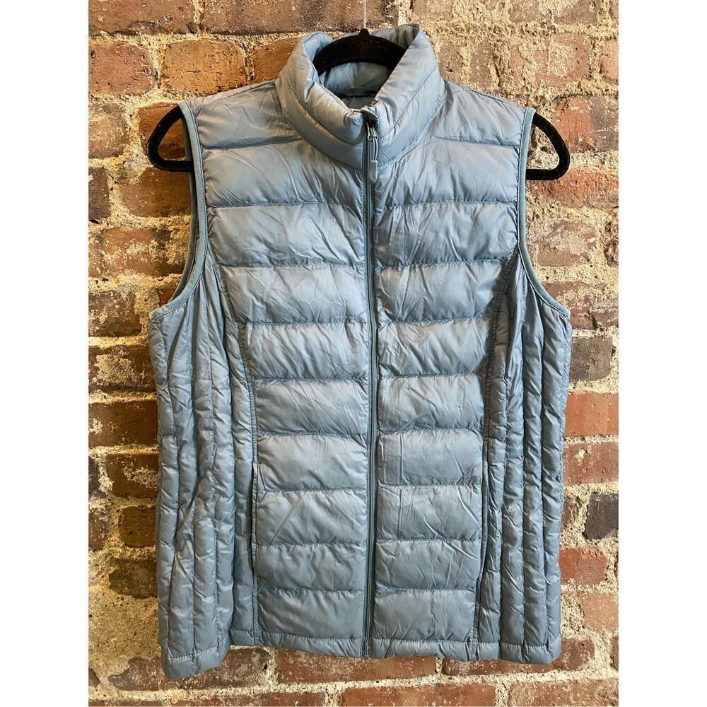 32° Degrees Heat Ocean Blue Puffer Vest Dull Zip Women’s Size Mesdium